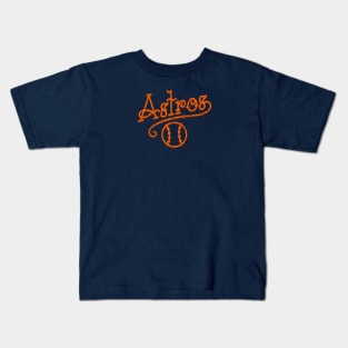 Vintage Astros Sailor Tattoo Kids T-Shirt